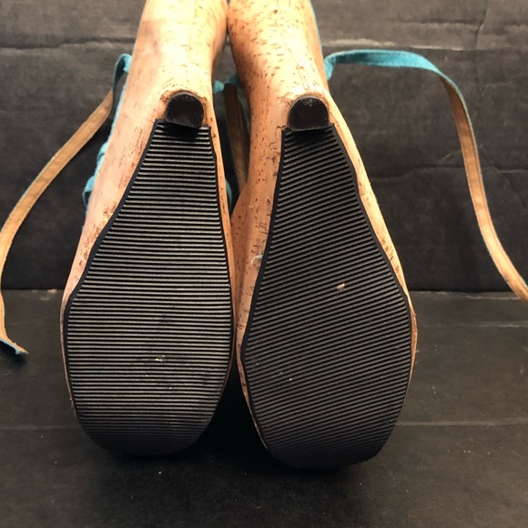 Pleaser Shoes Womens Inch Custom Cork Wedge Heels Size 10 Poshmark